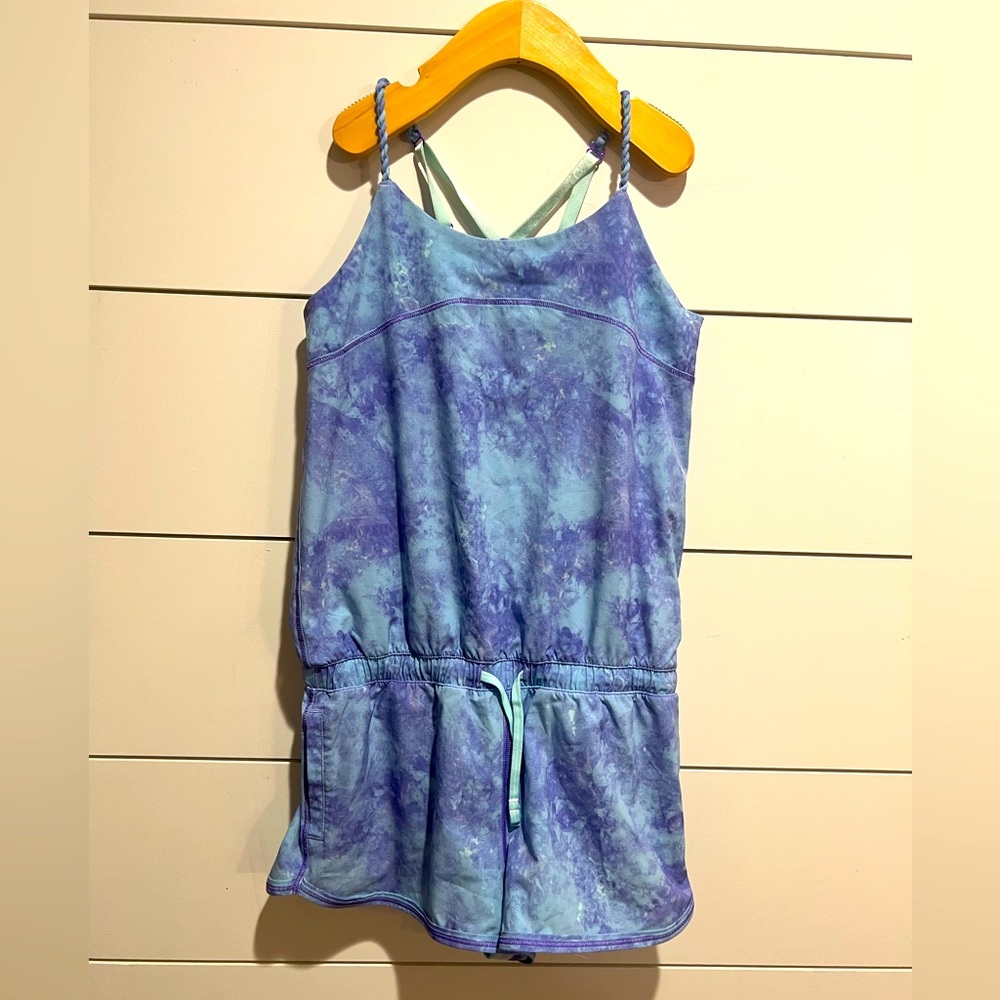 Ivivva (Lululemon) Purple Tie-Dye Romper size 8